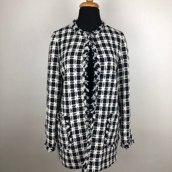 Zara Jackets & Blazers - Zara Basic Frayed Thin Jacket